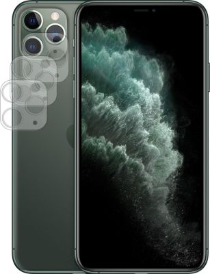Protège objectif VISIODIRECT 3Verre camera pour Iphone 11 PRO/Pro Max