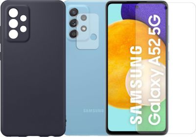 Protège écran VISIODIRECT Coque+Verre pour Samsung A52 / A52S 5G