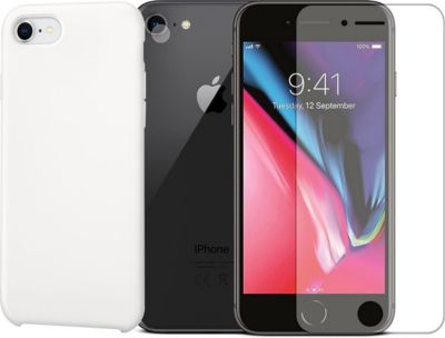 Protège écran VISIODIRECT Coque+Verre pour Iphone 7 / 8 / SE 2020