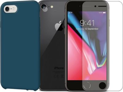Protège écran VISIODIRECT Coque+2 Verre pour Iphone SE 2020/7/8