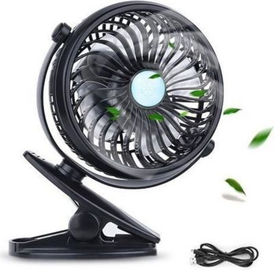 Ventilateur VISIODIRECT Mini Ventilateur USB Portable Silencieux