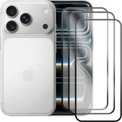Protège écran VISIODIRECT 3 Verres trempé pour iPhone 17/17 PRO