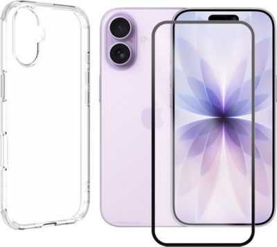 Protège écran VISIODIRECT Verre trempé + Coque pour Iphone 17 6.3