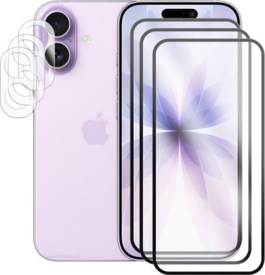 Protège écran VISIODIRECT 3 Verres trempé pour Iphone 17 6.3"