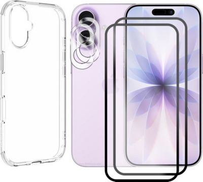 Protège écran VISIODIRECT Coque + 2 Verres Trempé pour Iphone 17