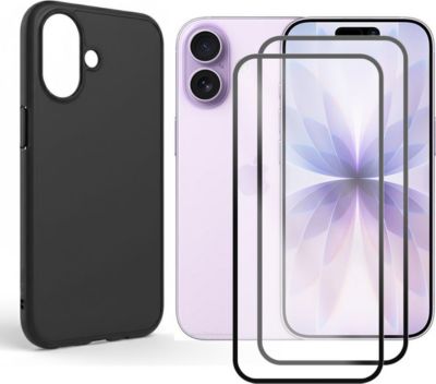 Protège écran VISIODIRECT 2 Verre trempé + Coque pour Iphone 17