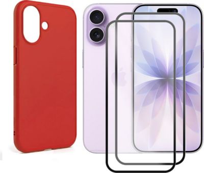 Protège écran VISIODIRECT 2 Verres trempé  + Coque pour Iphone 17