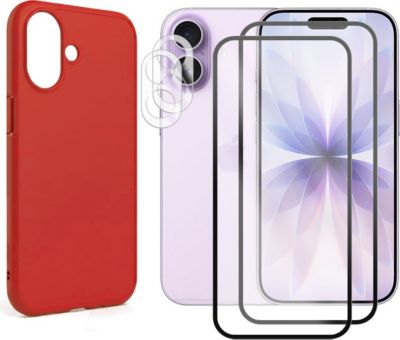 Protège écran VISIODIRECT 2 Verres Trempé pour Iphone 17 + Coque