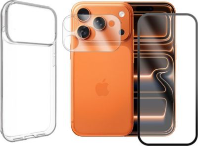 Protège écran VISIODIRECT Verre Trempé pour Iphone 17 PROMAX+Coque