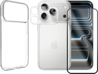 Protège écran VISIODIRECT Verre Trempé pour Iphone 17 PRO + Coque