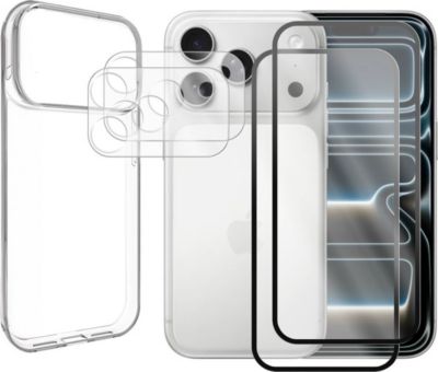 Protège écran VISIODIRECT Coque +2 Verre Trempé pour Iphone 17 PRO