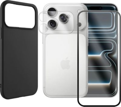 Protège écran VISIODIRECT Verre Trempé pour Iphone 17 PRO + Coque