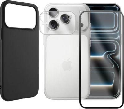 Protège écran VISIODIRECT Verre Trempé pour Iphone 17 PRO + Coque