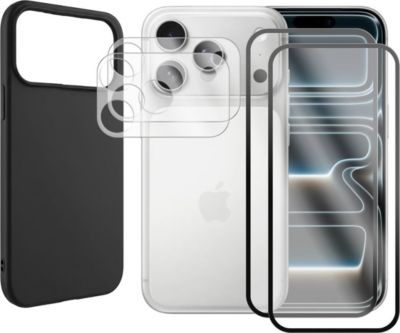 Protège écran VISIODIRECT 2 Verre Trempé pour Iphone 17 PRO+Coque