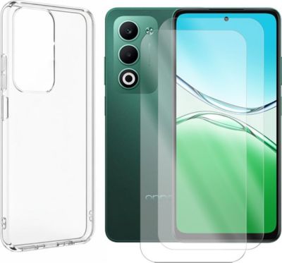 Protège écran VISIODIRECT 2 Verre trempé pour Oppo A5 4G + Coque