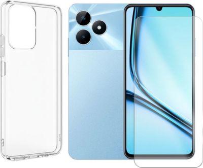 Protège écran VISIODIRECT Un Verre + Coque pour Realme Note 50 4G