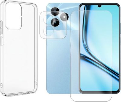 Protège écran VISIODIRECT Verres pour Realme Note 50 4G + Coque