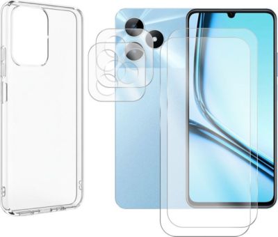 Protège écran VISIODIRECT Coque + 2 Verre pour Realme Note 50 4G