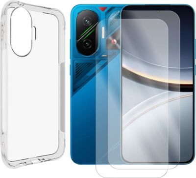 Protège écran VISIODIRECT 2 Verre pour Xiaomi Poco F7 5G+ Coque