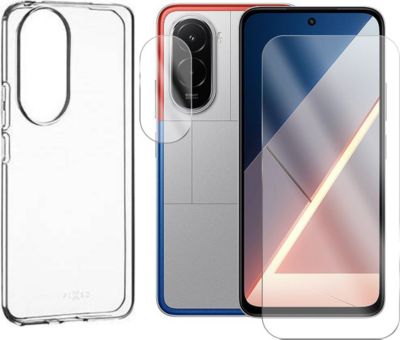 Protège écran VISIODIRECT Verre Trempé pour XiaomiPoco M7 4G+Coque