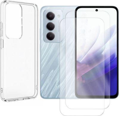 Protège écran VISIODIRECT 2 Verres pour Xiaomi Redmi 15 + Coque