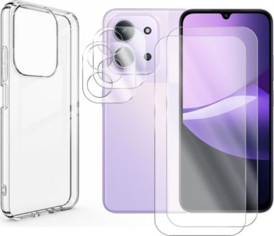 Protège écran VISIODIRECT 2Verre pour Xiaomi Redmi 15C/C85 5G+Coqu