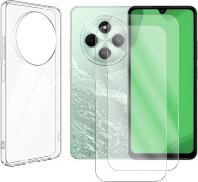 Protège écran VISIODIRECT 2 Verre pour Xiaomi Poco C75 4G + Coque