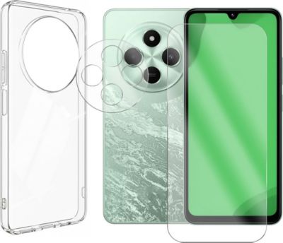 Protège écran VISIODIRECT Verre pour Xiaomi Poco C75 4G + Coque