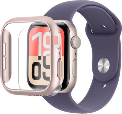 Protège écran VISIODIRECT Verre pour iWatch Series SE 3 40mm+Coque