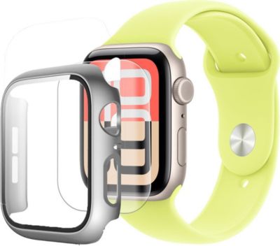 Protège écran VISIODIRECT Verre pour iWatch Serie SE 3 44mm+ Coque
