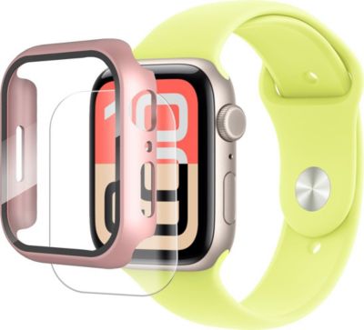 Protège écran VISIODIRECT Verre pour iWatch Serie SE 3 44 mm+Coque