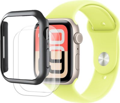 Protège écran VISIODIRECT 2Verre pour iWatch Serie SE 3 44mm+Coque