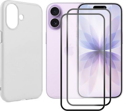 Protège écran VISIODIRECT 2 Verres trempé +  Coque pour Iphone 17