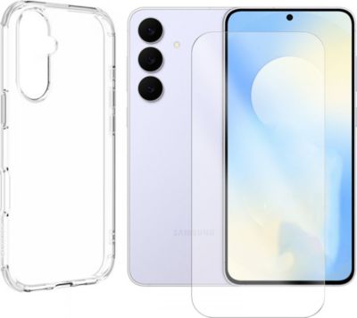 Protège écran VISIODIRECT Verre + Coque pour Samsung Galaxy S25 FE