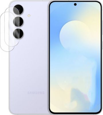 Protège objectif VISIODIRECT 2Verre camera pour Samsung Galaxy S25 FE