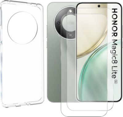 Protège écran VISIODIRECT 2 Verre pour Honor Magic8 Lite 5G+ Coque