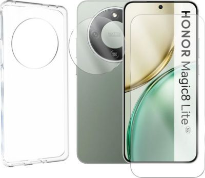 Protège écran VISIODIRECT Verre pour Honor Magic8 Lite 5G + Coque