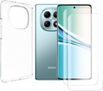 Protège écran VISIODIRECT 2 Verre trempé pour POCO M8 5G + Coque