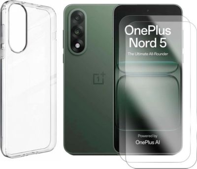 Protège écran VISIODIRECT 2 Verre pour OnePlus NORD 5 5G + Coque