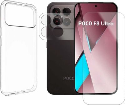Protège écran VISIODIRECT Verre pour Xiaomi Poco F8 ULTRA 5G+Coque