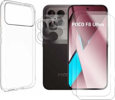 Protège écran VISIODIRECT Coque+2 Verre pour Xiaomi Poco F8 ULTRA