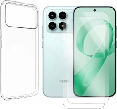 Protège écran VISIODIRECT 2 Verres pour Xiaomi Poco F8 PRO + Coque