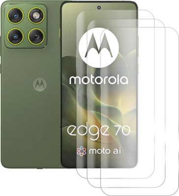 Protège écran VISIODIRECT 3 verres trempé pour Motorola Edge 70 5G