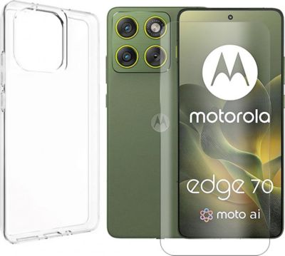 Protège écran VISIODIRECT Verre + Coque pour Motorola Edge 70
