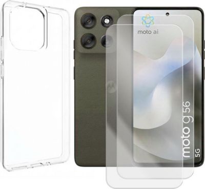Protège écran VISIODIRECT 2 Verre pour Motorola MOTO G56 5G+ Coque