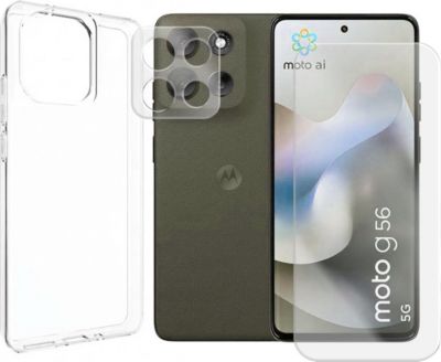 Protège écran VISIODIRECT Verre pour Motorola MOTO G56+ Coque
