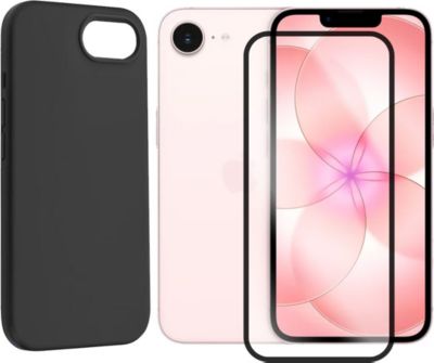 Protège écran VISIODIRECT Verre trempé+Coque  Noir pour iPhone 17e