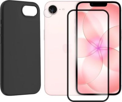 Protège écran VISIODIRECT Verre pour iPhone 17e 6.1" + Coque Noir