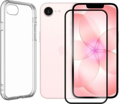 Protège écran VISIODIRECT 2 Verre pour iPhone 17e 6.1" + Coque