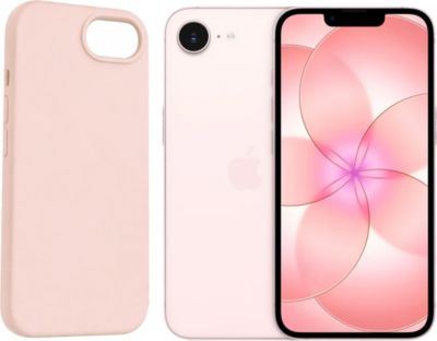 Coque VISIODIRECT Coque silicone Rose pour iPhone 17e 6.1"